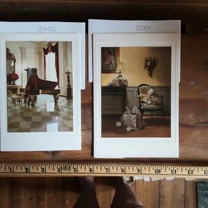 🇺🇸🦅 White House 2001 & 2002 George W Bush Christmas Cards Republican 🏛🇺🇸